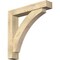 Ekena Millwork Thorton Block Rough Sawn Bracket w/ Offset Brace, Douglas Fir, 6"W x 32"D x 32"H BKT0604X32X32THR05RDF - alternate 1